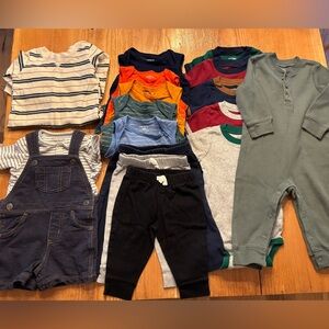 Carters 6-9 month lot with bodysuits